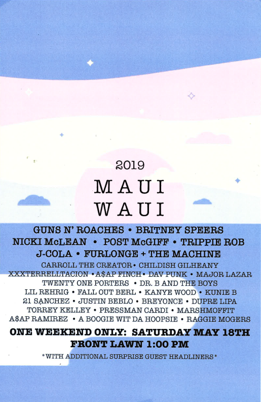 Maui Waui poster 2019